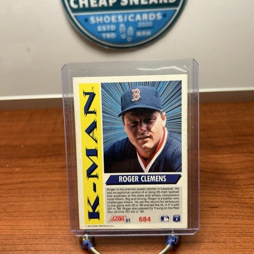Cheap Sneaks Footwear/Sports Cards Baseball Card Roger Clemens Lot (3) Boston Red Sox 1989 Fleer+93 Upper Deck+91 Score