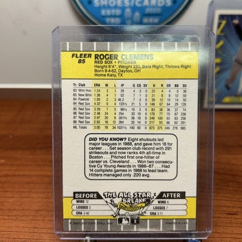 Cheap Sneaks Footwear/Sports Cards Baseball Card Roger Clemens Lot (3) Boston Red Sox 1989 Fleer+93 Upper Deck+91 Score