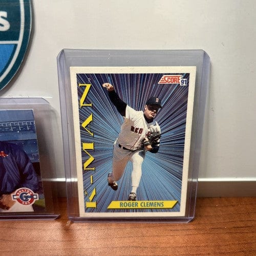 Cheap Sneaks Footwear/Sports Cards Baseball Card Roger Clemens Lot (3) Boston Red Sox 1989 Fleer+93 Upper Deck+91 Score