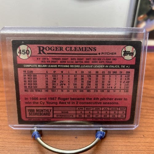 Cheap Sneaks Footwear/Sports Cards Baseball Card Roger Clemens Lot (3) Boston Red Sox 1989 Topps+1990 Topps+89 Domruss