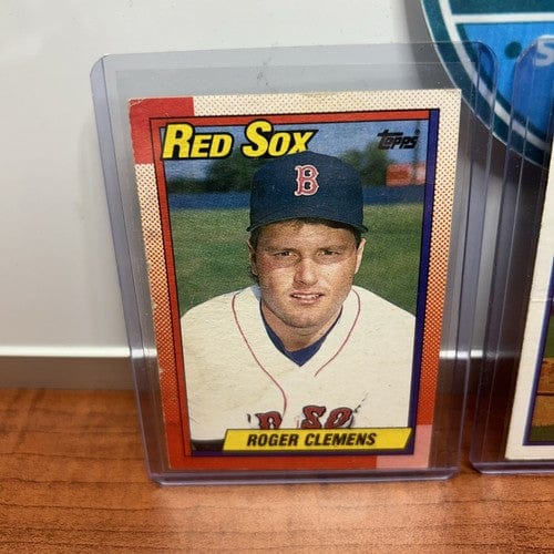 Cheap Sneaks Footwear/Sports Cards Baseball Card Roger Clemens Lot (3) Boston Red Sox 1989 Topps+1990 Topps+89 Domruss