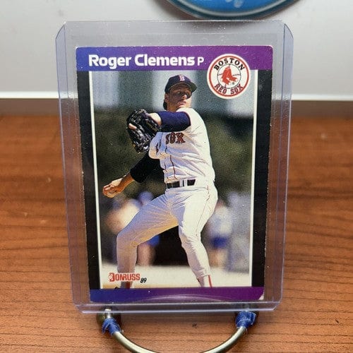 Cheap Sneaks Footwear/Sports Cards Baseball Card Roger Clemens Lot (3) Boston Red Sox 1989 Topps+1990 Topps+89 Domruss