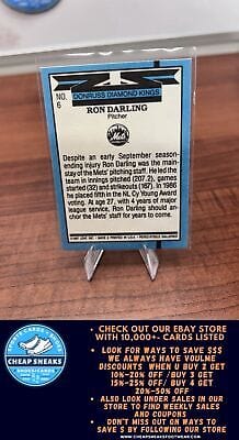 Cheap Sneaks Footwear/Sports Cards Baseball Card Ron Darling 1988 Leaf #6 New York Mets