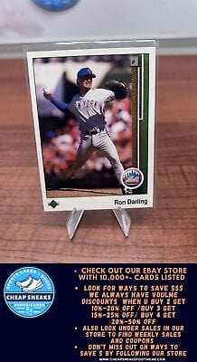 Cheap Sneaks Footwear/Sports Cards Baseball Card Ron Darling 1989 Upper Deck #159 New York Mets
