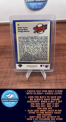 Cheap Sneaks Footwear/Sports Cards Baseball Card Royal Family(Joyner/Jefferies / G Brett) 1993 Upper Deck #54 Royals