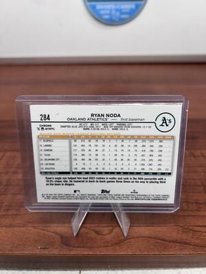Cheap Sneaks Footwear/Sports Cards Baseball Card Ryan Noda 2024 Topps Chrome Logofractor Edition #284 Oakland Athletics