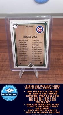 Cheap Sneaks Footwear/Sports Cards Baseball Card Ryne Sandberg 1989 Upper Deck #675 Chicago Cubs