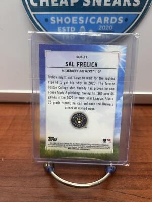 Cheap Sneaks Footwear/Sports Cards Baseball Card Sal Frelick 2023 Bowman Sights on September #SOS-12 Milwaukee Brewers