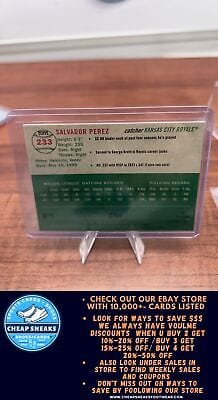 Cheap Sneaks Footwear/Sports Cards Baseball Card Salvador Perez 2023 Topps Chrome Platinum Anniversary #233 Kansas City