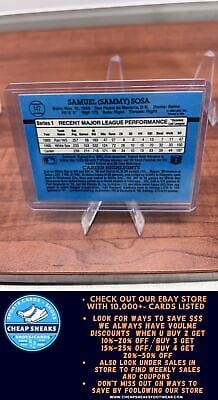 Cheap Sneaks Footwear/Sports Cards Baseball Card Sammy Sosa 1991 Donruss #147 Chicago White Sox