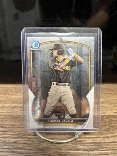 Cheap Sneaks Footwear/Sports Cards Baseball Card Samuel Zavala 2023 Bowman Chrome Prospect #BCP-75 San Diego