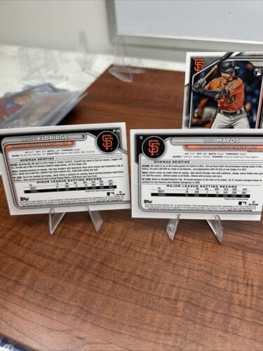 Cheap Sneaks Footwear/Sports Cards Baseball Card San Francisco Giants 2024 Bowman Prospects/Veterns Team Set Lot