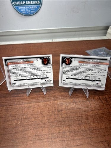 Cheap Sneaks Footwear/Sports Cards Baseball Card San Francisco Giants 2024 Bowman Prospects/Veterns Team Set Lot