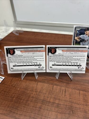 Cheap Sneaks Footwear/Sports Cards Baseball Card San Francisco Giants 2024 Bowman Prospects/Veterns Team Set Lot