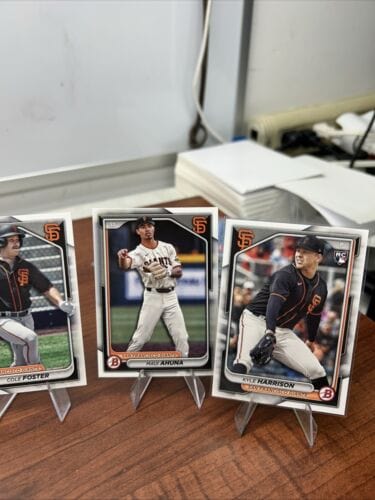Cheap Sneaks Footwear/Sports Cards Baseball Card San Francisco Giants 2024 Bowman Prospects/Veterns Team Set Lot