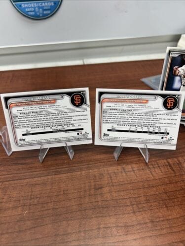 Cheap Sneaks Footwear/Sports Cards Baseball Card San Francisco Giants 2024 Bowman Prospects/Veterns Team Set Lot