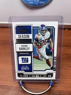 Cheap Sneaks Footwear/Sports Cards Baseball Card Saquon Barkley 2023 Panini Contenders #77 New York Giants