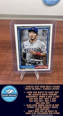 Cheap Sneaks Footwear/Sports Cards Baseball Card Seiya Suzuki 2022 Topps Archives #357 Chicago Cubs