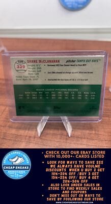 Cheap Sneaks Footwear/Sports Cards Baseball Card Shane McClanahan 2023 Topps Chrome Platinum Anniv Prism Refractor #329