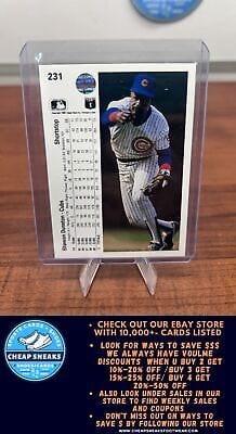 Cheap Sneaks Footwear/Sports Cards Baseball Card Shawon Dunston 1990 Upper Deck #231 Chicago Cubs