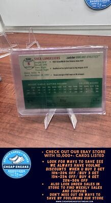 Cheap Sneaks Footwear/Sports Cards Baseball Card Shea Langeliers RC 2023 Topps Chrome Platinum Anniversary REFRACTOR #5