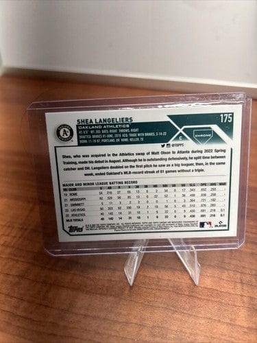 Cheap Sneaks Footwear/Sports Cards Baseball Card Shea Manglers RC 2023 Topps Chrome 24 Topps Chrome Ray Wave Refractor