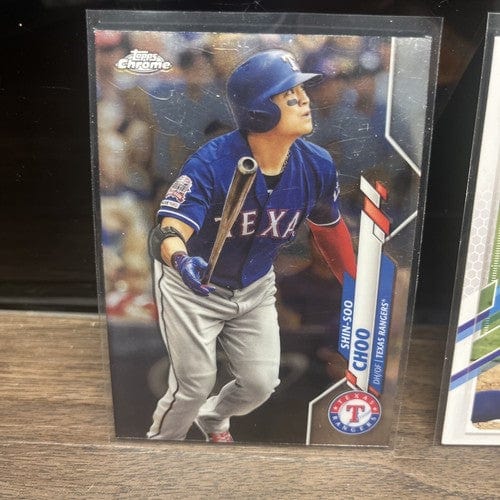 Cheap Sneaks Footwear/Sports Cards Baseball Card Shin-Soo Choi T SAS Rangersn2 Card Lot 2020 Topps Chrome +2021 Series