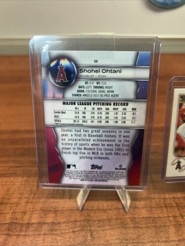 Cheap Sneaks Footwear/Sports Cards Baseball Card Shohei Ohtani 2023 Bowman Platinum #68 + Bonus Card Los Angeles Angels