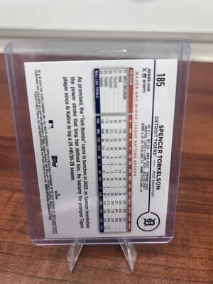 Cheap Sneaks Footwear/Sports Cards Baseball Card Spencer Torkelson 2024 Topps #185 Detroit Tigers