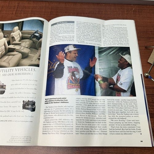 Cheap Sneaks Footwear/Sports Cards Baseball Card Sports Illustrated Nov. 4 1996 Mag.“A Fall Classic” NY Yankees Gir