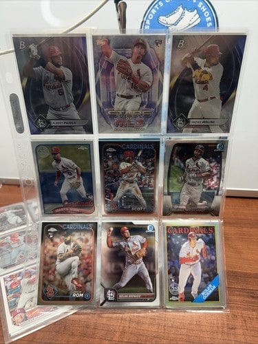 Cheap Sneaks Footwear/Sports Cards Baseball Card St Louis Cardinals 36 Card Lot 2023-2024 Topps Chrome 2023/2024 Bowman