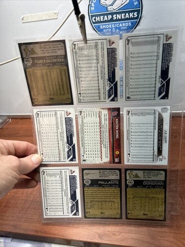 Cheap Sneaks Footwear/Sports Cards Baseball Card St Louis Cardinals 9 Card Lot Pujols, Molina, Carlson, Arenado Topps/