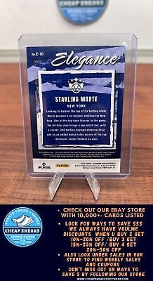 Cheap Sneaks Footwear/Sports Cards Baseball Card Starling Marte 2022 Panini Diamond Kings Elegance #E-10 New York Mets