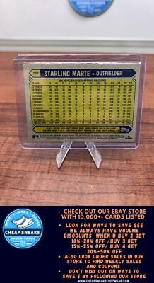 Cheap Sneaks Footwear/Sports Cards Baseball Card Starling Marte 2022 Topps Archives #209 New York Mets