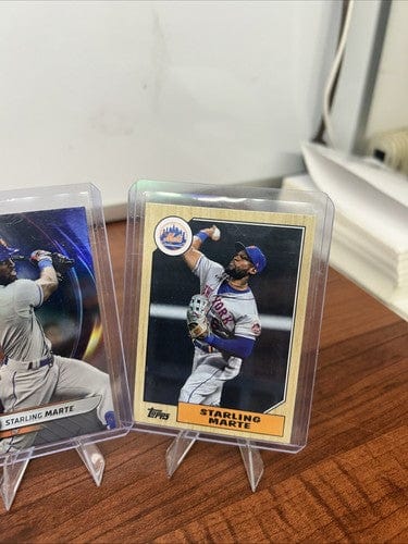 Cheap Sneaks Footwear/Sports Cards Baseball Card Starling Marte New York Mets Lot 2023 Topps Chrome Platinum Anniversar