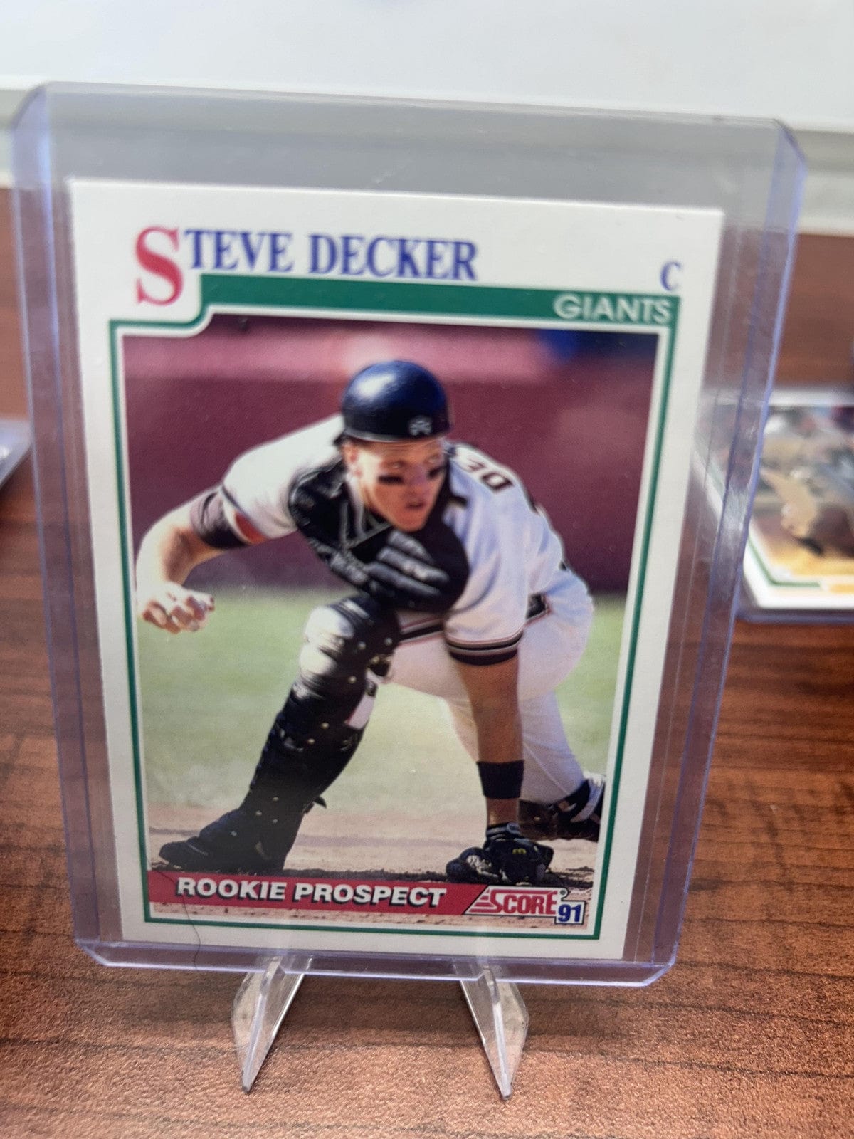 Cheap Sneaks Footwear/Sports Cards Baseball Card Steve Decker RC 1991 Score #710 San Francisco Giants