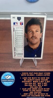 Cheap Sneaks Footwear/Sports Cards Baseball Card Steve Farr 1991 Upper Deck #717b New York Yankees