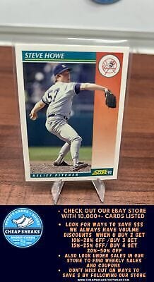 Cheap Sneaks Footwear/Sports Cards Baseball Card Steve Howe 1992 Score #275 New York Yankees