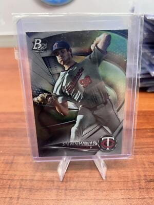 Cheap Sneaks Footwear/Sports Cards Baseball Card Steven Hajjar 2022 Bowman Platinum Top Prospects #TOP-85 Minnesota Twi