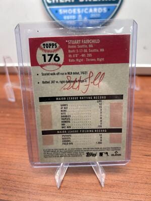 Cheap Sneaks Footwear/Sports Cards Baseball Card Stuart Fairchild RC 2022 Topps Chrome Platinum Anniversary #176 Cincin