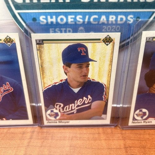 Cheap Sneaks Footwear/Sports Cards Baseball Card Texas Rangers Lot(4)1990 Upper Deck Pitchers Nolan Ryan,K.Brown,B.Witt