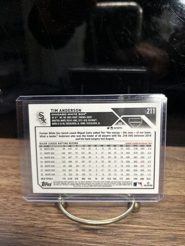 Cheap Sneaks Footwear/Sports Cards Baseball Card Tim Anderson 2023 Topps Chrome Baseball Pink Refractor # 211