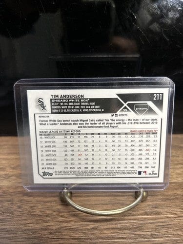 Cheap Sneaks Footwear/Sports Cards Baseball Card Tim Anderson 2023 Topps Chrome Refractor #211 Chicago White Sox
