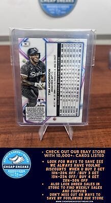 Cheap Sneaks Footwear/Sports Cards Baseball Card Tim Anderson 2023 Topps Cosmic Chrome #56 Chicago White Sox