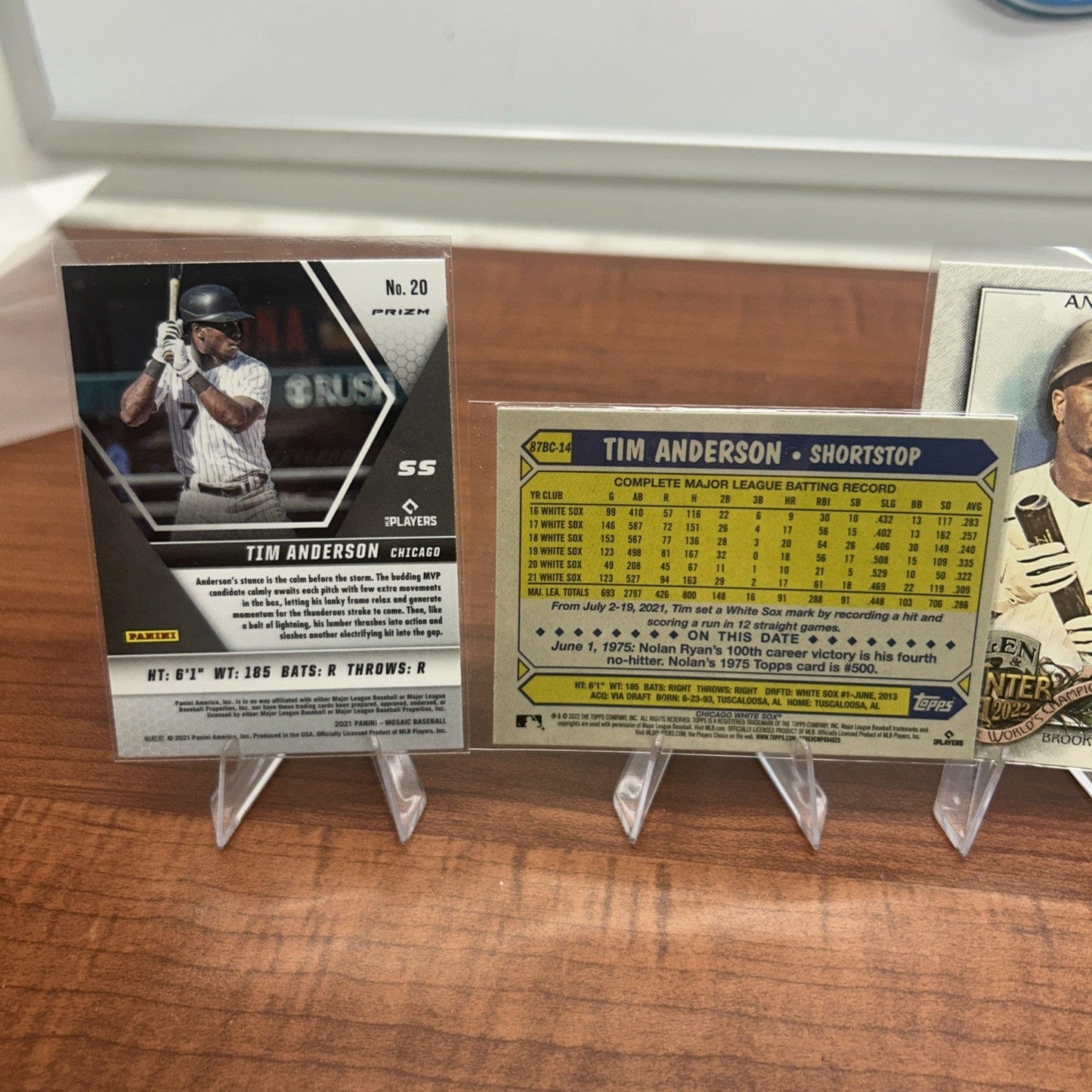 Cheap Sneaks Footwear/Sports Cards Baseball Card Tim Anderson Lot (6) Chicago White Sox 2022 Topps Chrome, Allen &Ginte