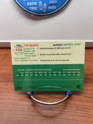 Cheap Sneaks Footwear/Sports Cards Baseball Card Tim Raines 2023 Topps Chrome Platinum Anniversary Refractor #428 Expos