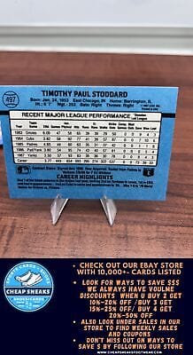 Cheap Sneaks Footwear/Sports Cards Baseball Card Tim Stoddard 1988 Donruss #497 New York Yankees