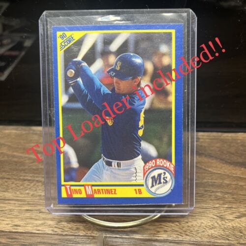Cheap Sneaks Footwear/Sports Cards Baseball Card Tino Martinez 1990 Score Rookie Card #596 Seattle Mariners