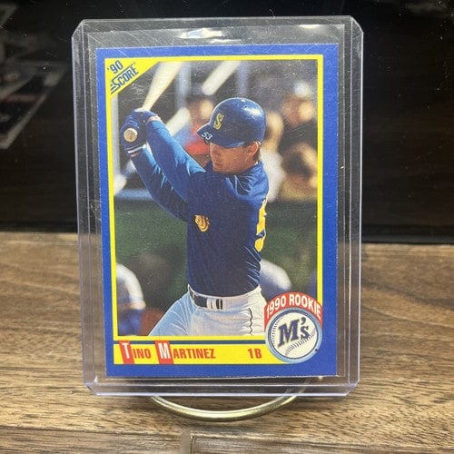 Cheap Sneaks Footwear/Sports Cards Baseball Card Tino Martinez 1990 Score Rookie Card #596 Seattle Mariners