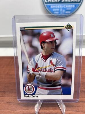 Cheap Sneaks Footwear/Sports Cards Baseball Card Todd Zeile 1990 Upper Deck #545 St. Louis Cardinals